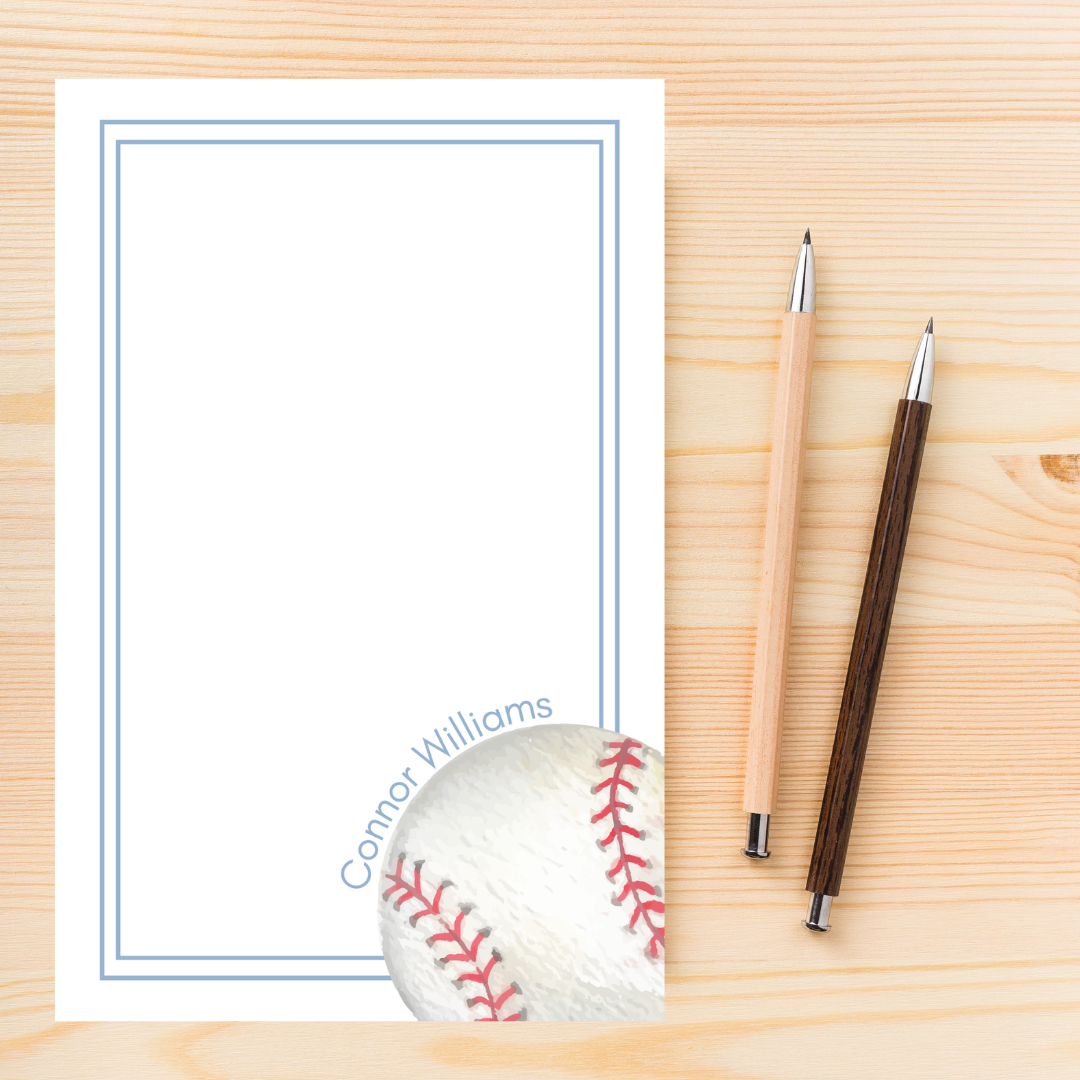 Baseball Notepad