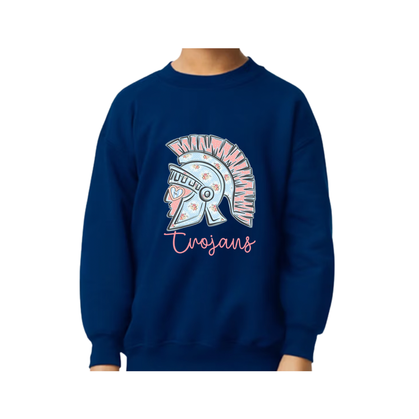 Floral Trojan Crewneck