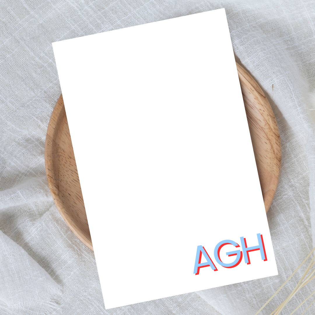 Corner Initial Notepad