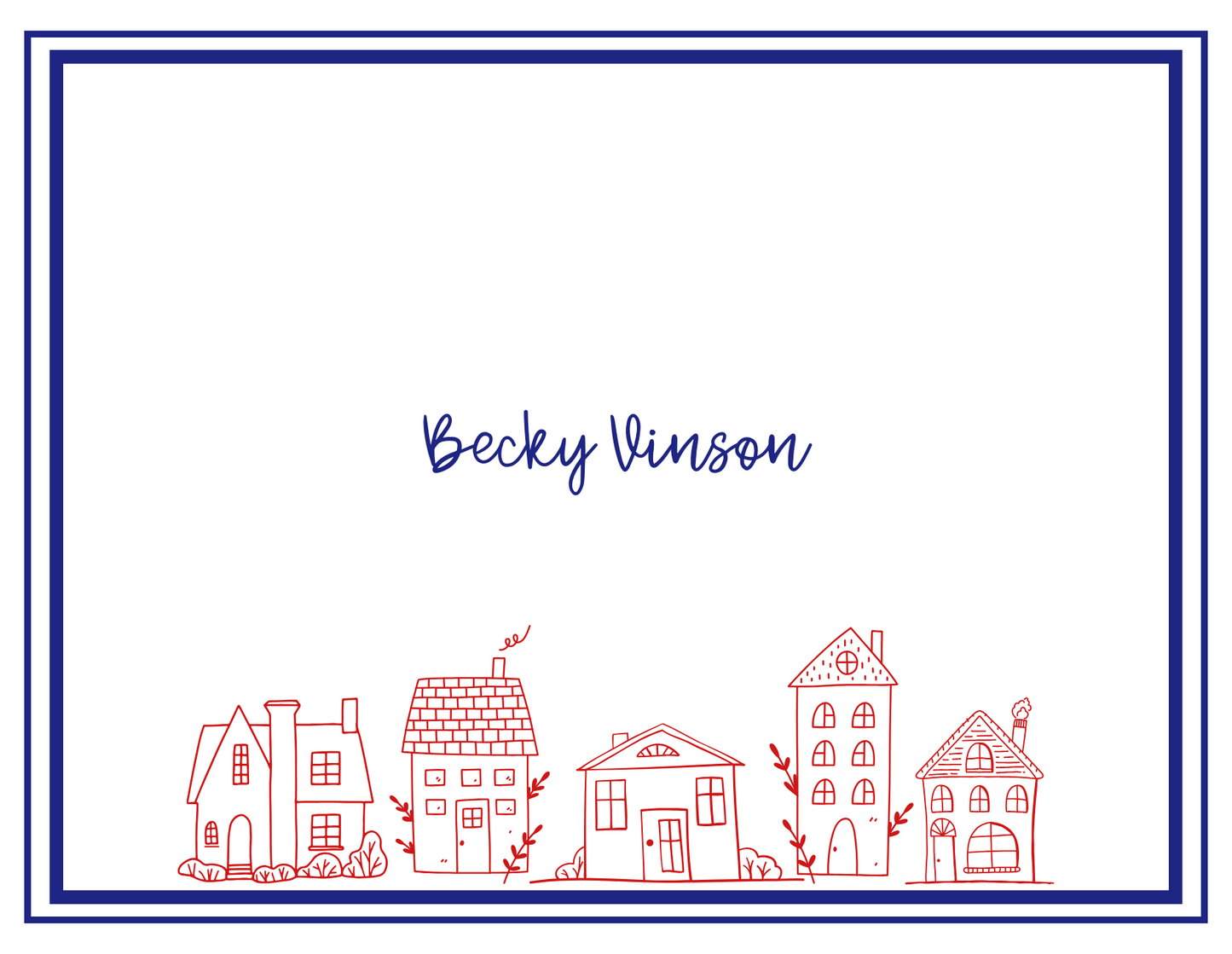 Realtor Folded Notecard