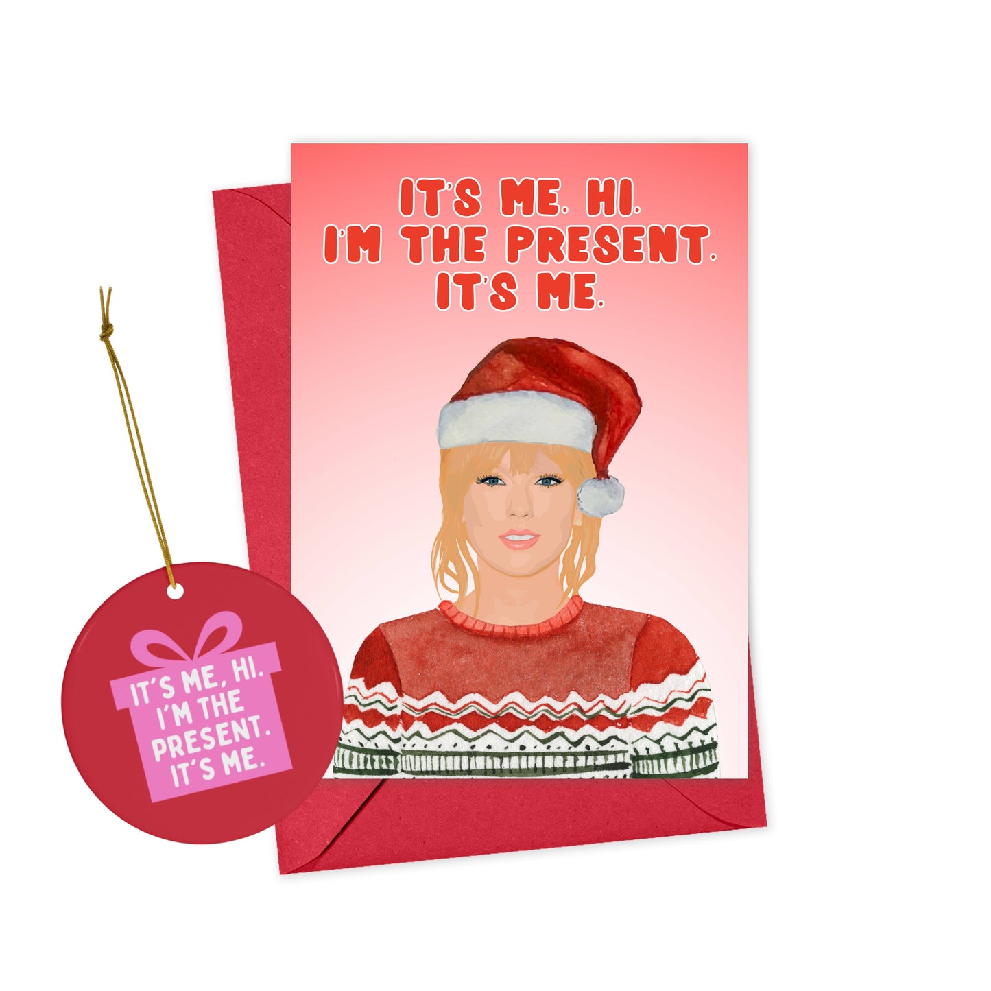 Taylor Swift Funny Christmas Card Pop Culture Holiday Cards