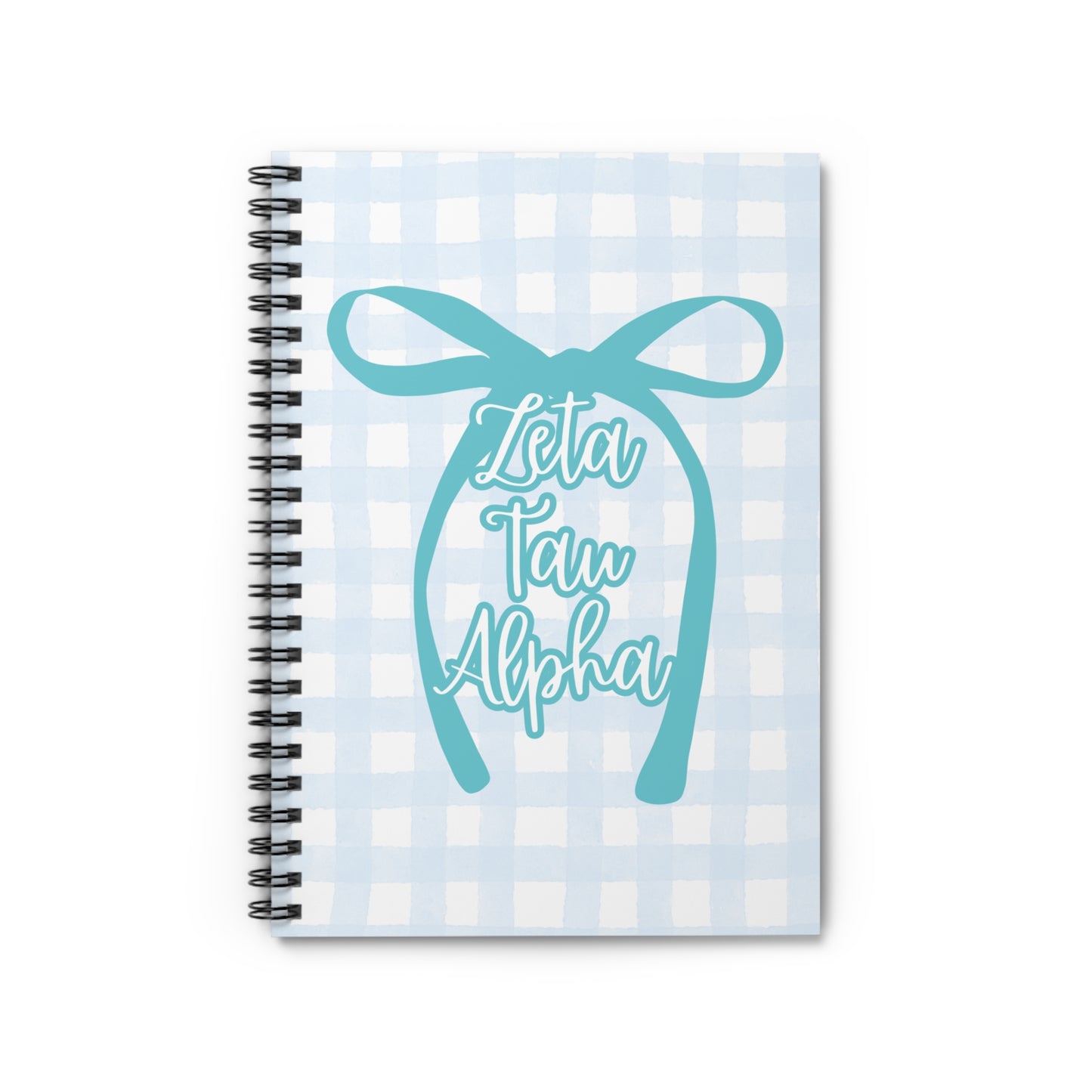 Zeta Tau Alpha Spiral Notebook - Ruled Line Sorority Big Little Gift Greek Life Present Notepad Sisterhood ZTA