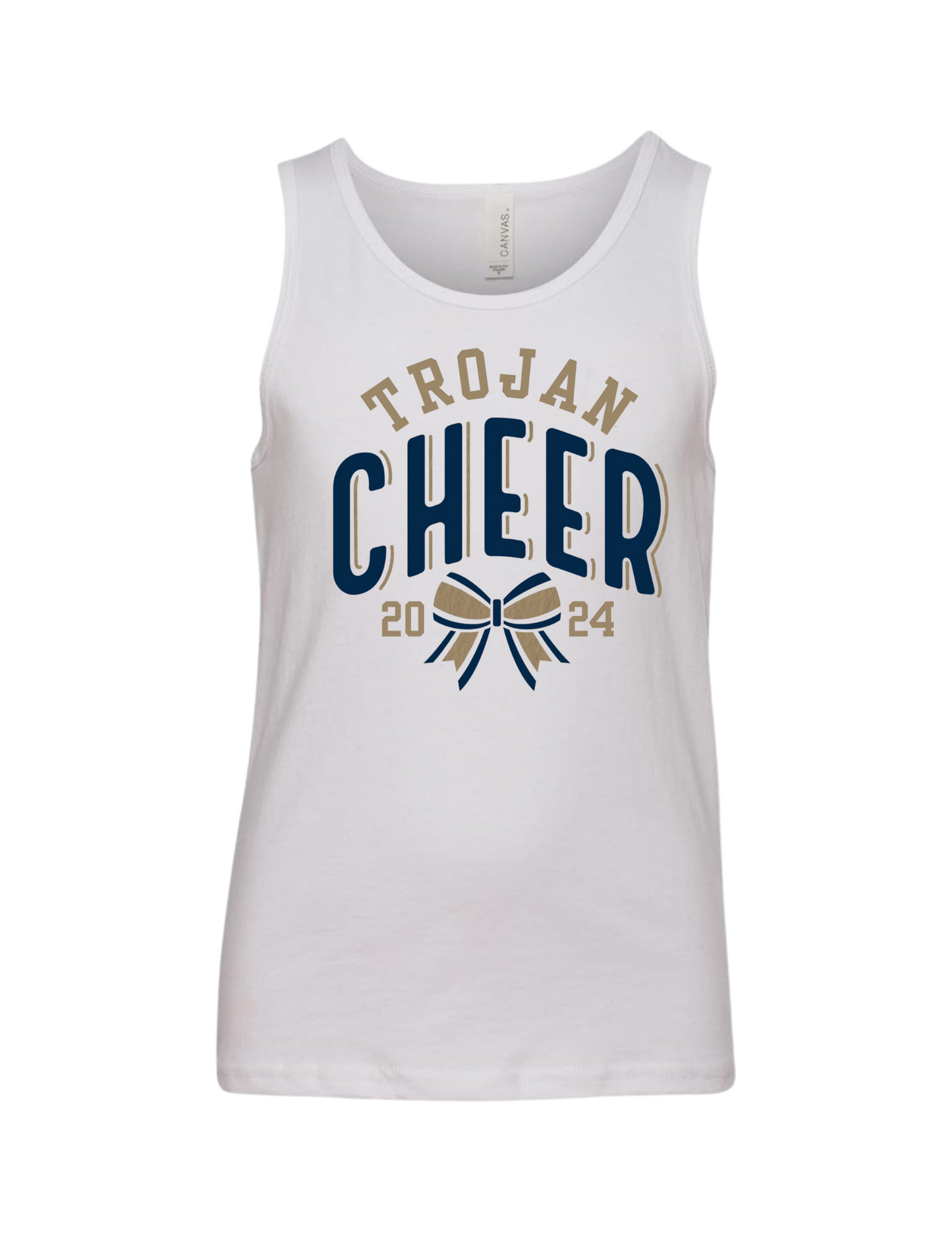 Adult Trojan Cheer Tank