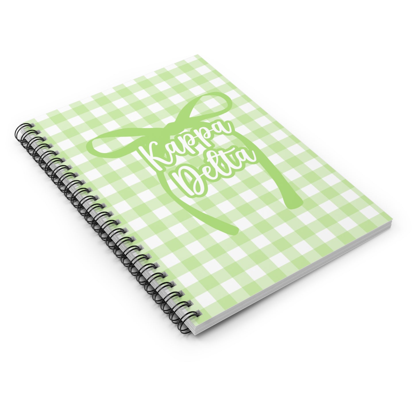 Kappa Delta Spiral Notebook - Ruled Line Sorority Big Little Gift Greek Life Present Notepad Sisterhood KD