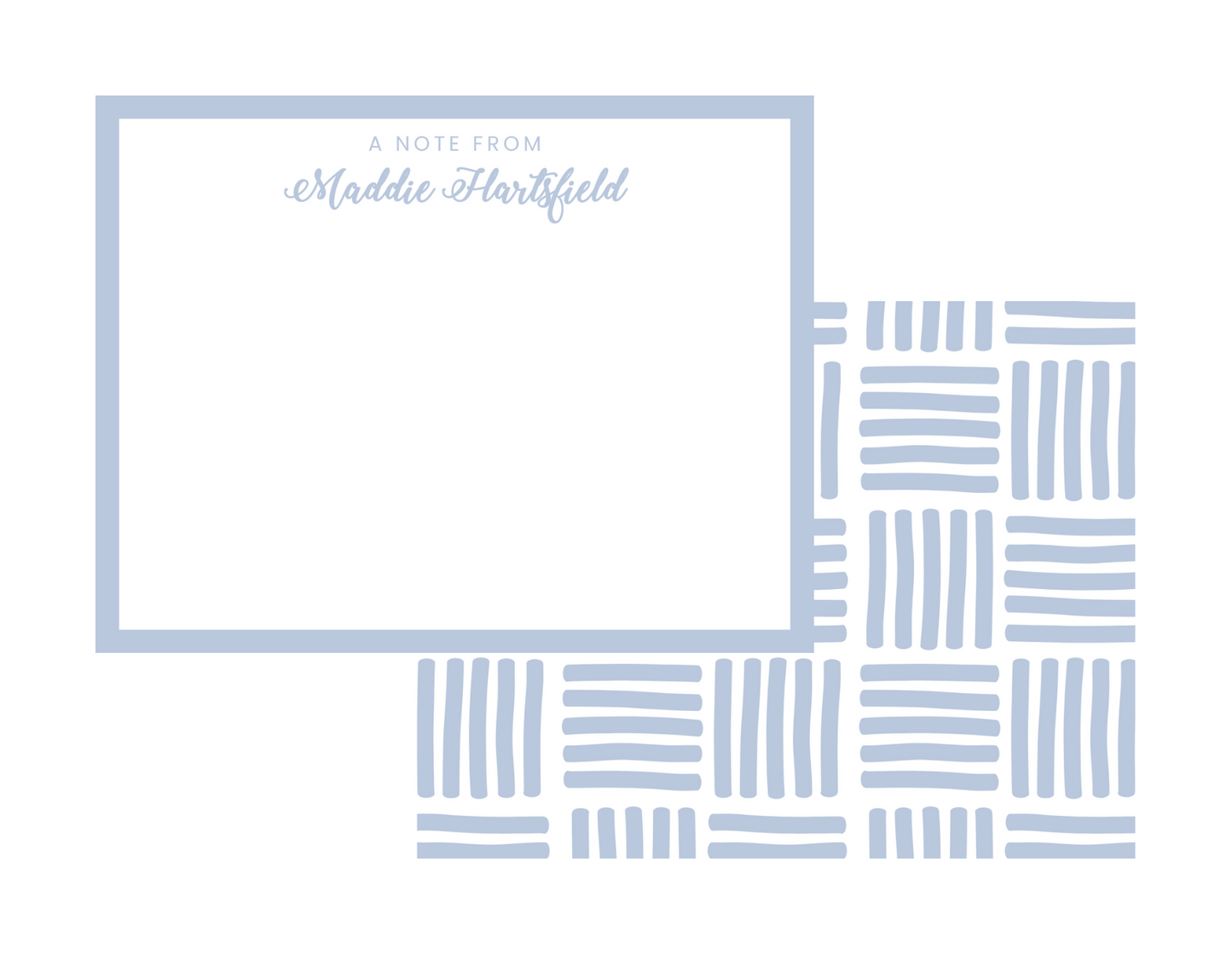 Hatch Mark Notecards