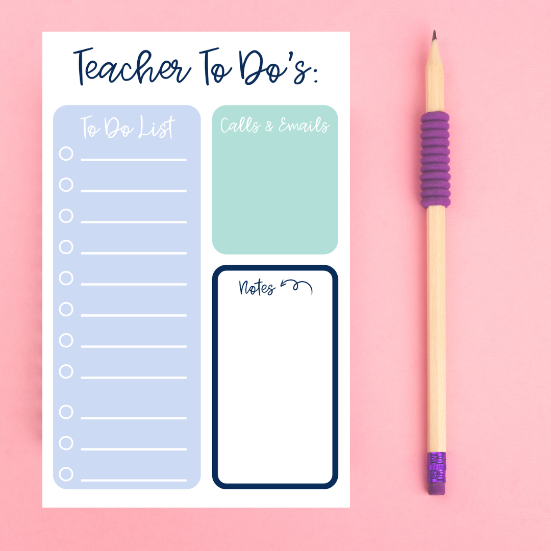 Teacher To Do Blue/Green