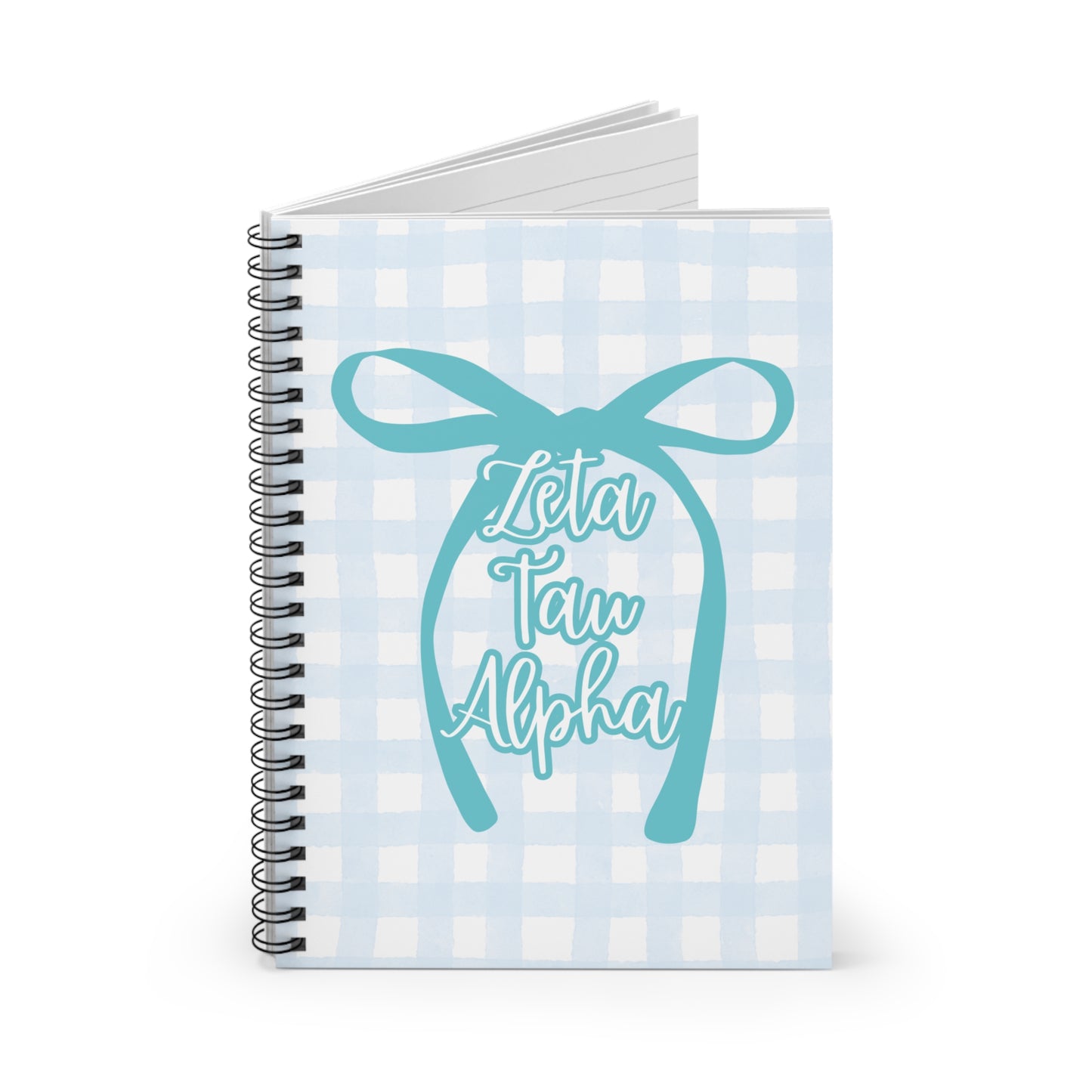 Zeta Tau Alpha Spiral Notebook - Ruled Line Sorority Big Little Gift Greek Life Present Notepad Sisterhood ZTA