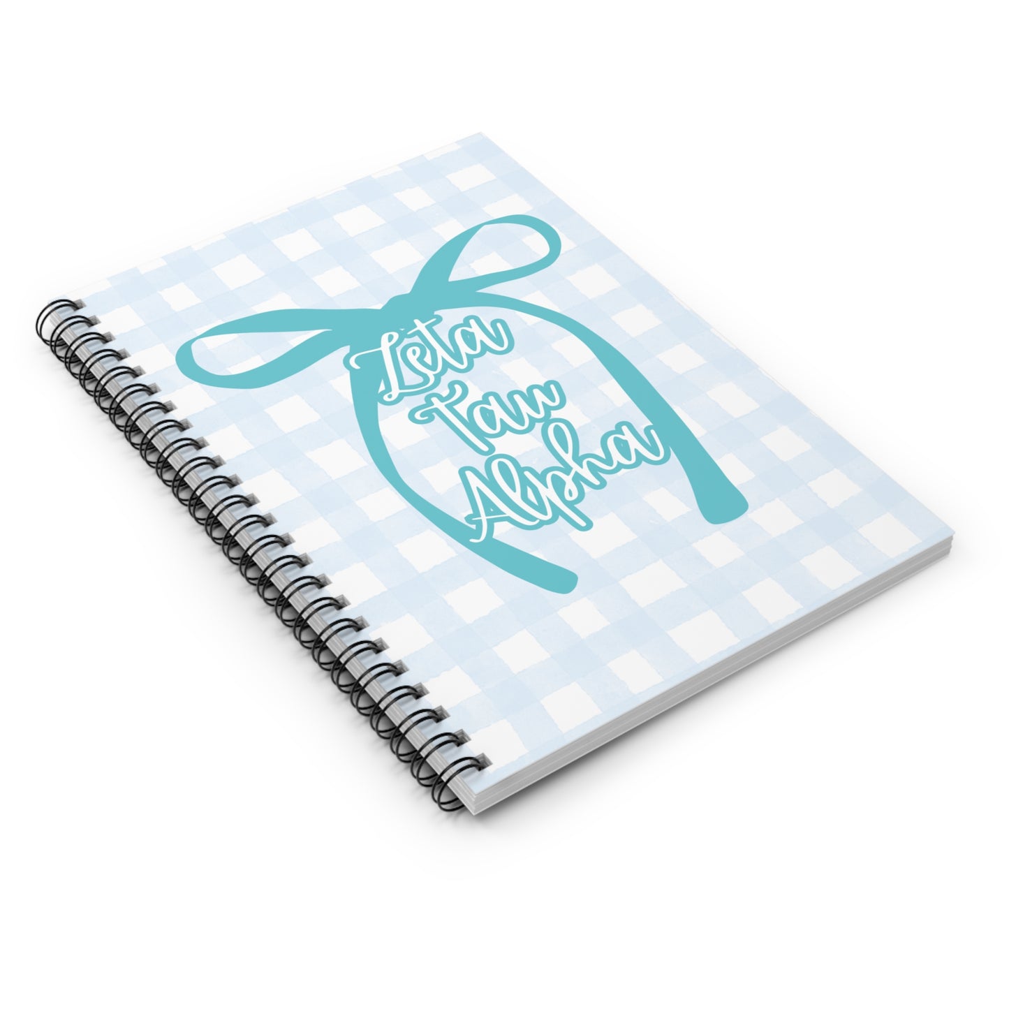 Zeta Tau Alpha Spiral Notebook - Ruled Line Sorority Big Little Gift Greek Life Present Notepad Sisterhood ZTA