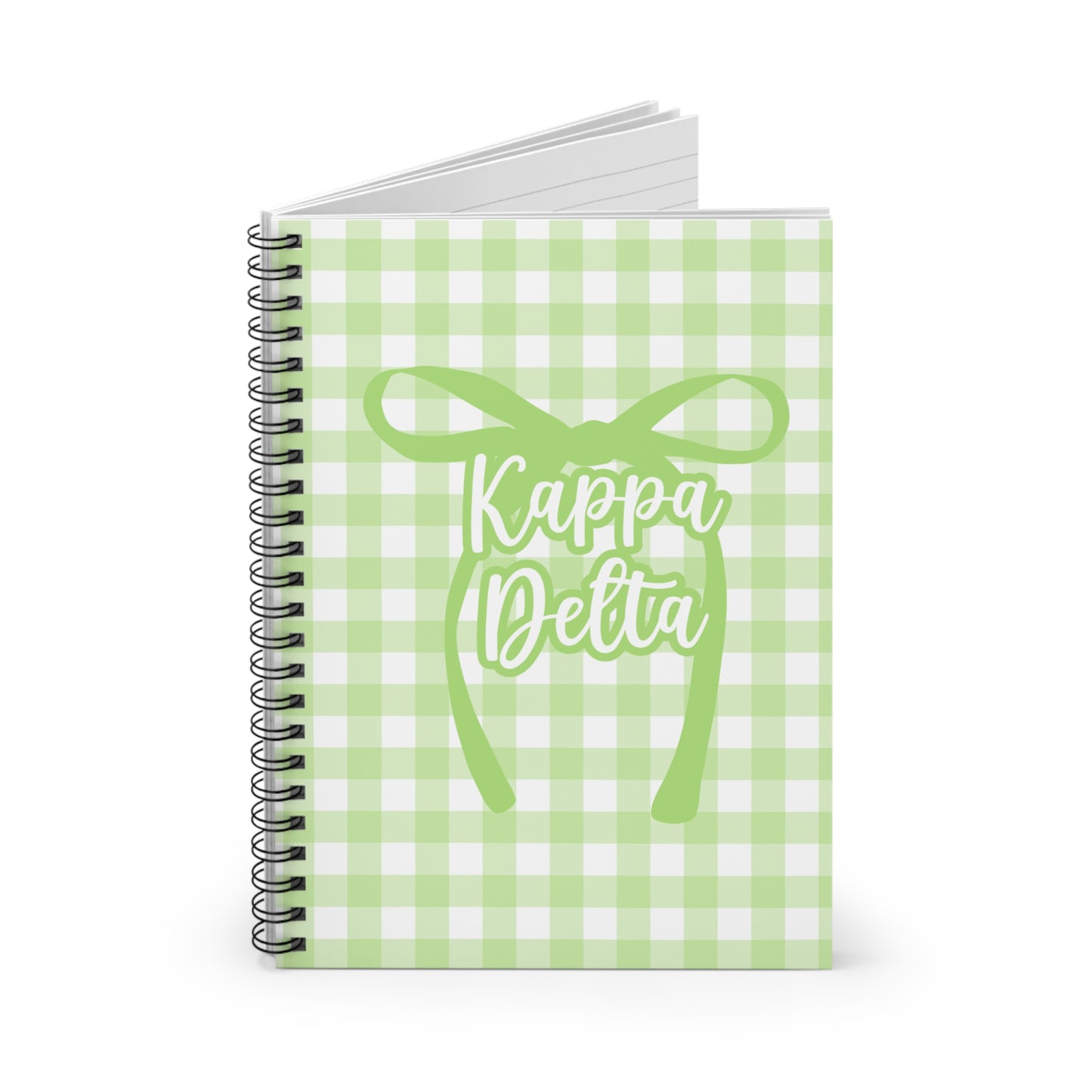 Kappa Delta Spiral Notebook - Ruled Line Sorority Big Little Gift Greek Life Present Notepad Sisterhood KD