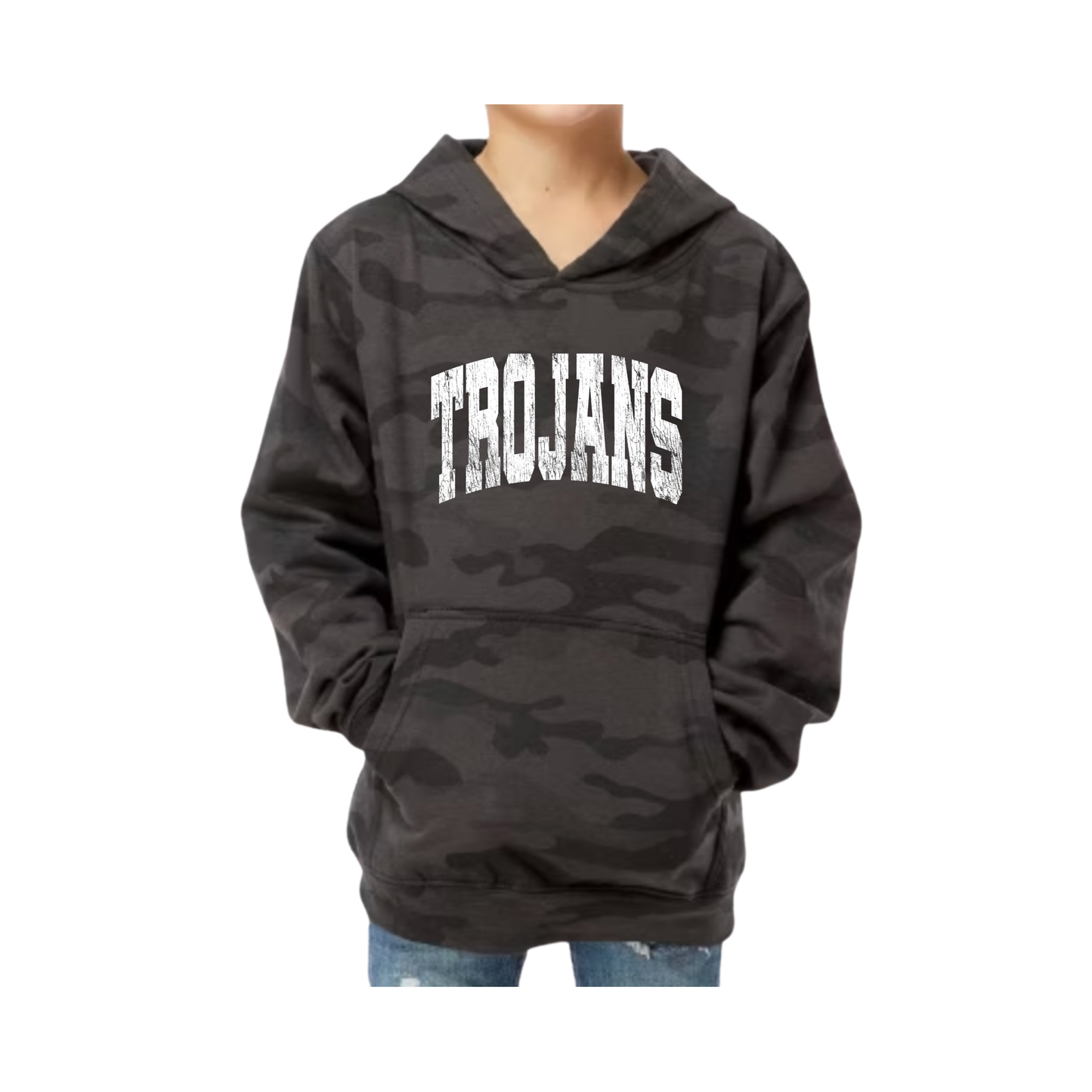 Youth Trojan Camo Hoodie