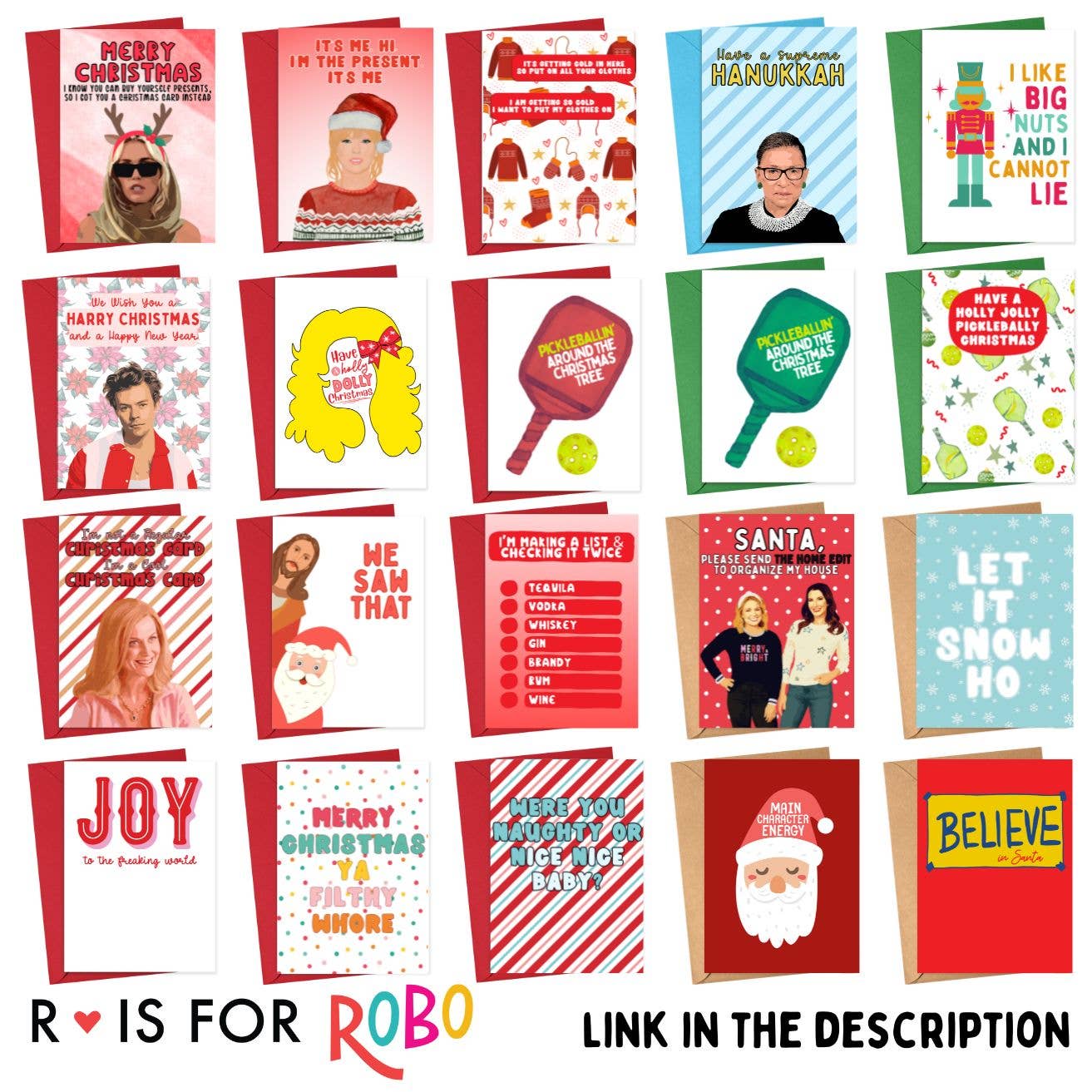 Taylor Swift Funny Christmas Card Pop Culture Holiday Cards