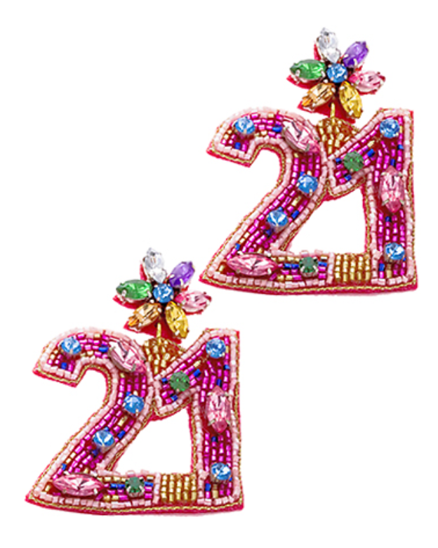 21 Beaded Earrings