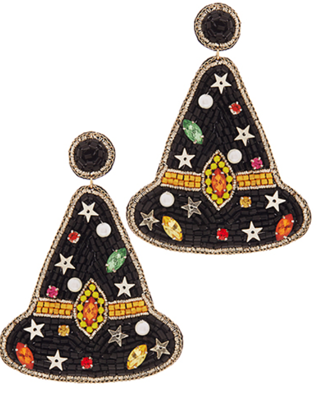 Beaded Witch Hat (Halloween)