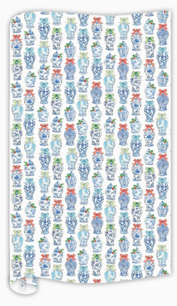 Holiday Ginger Jar Wrapping Paper