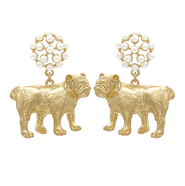 Gold & Pearl Earrings