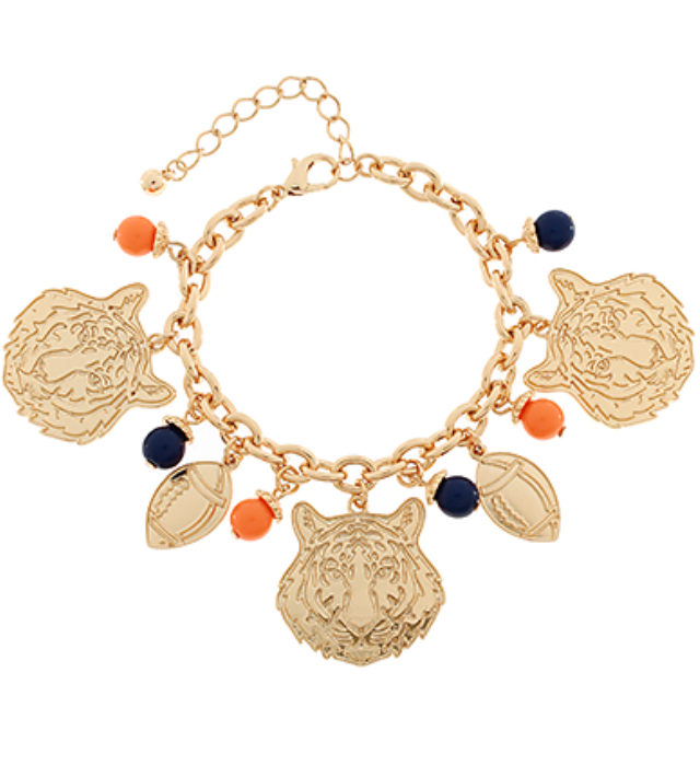 Tiger Charm Bracelet (Gameday Accessory)