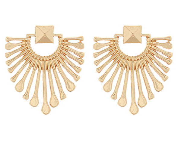 Fan Shaped Earrings