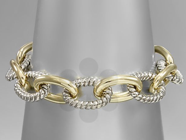 Oval Chain Link Bracelet