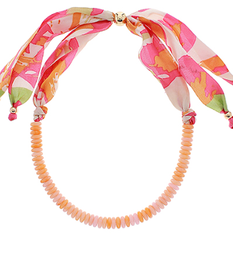 Beaded Scarf Necklace