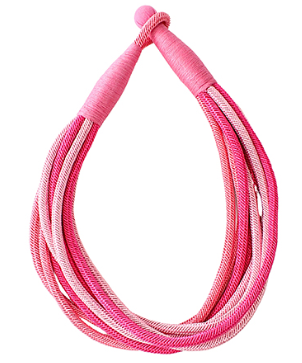 Pink Shades Rope Necklace