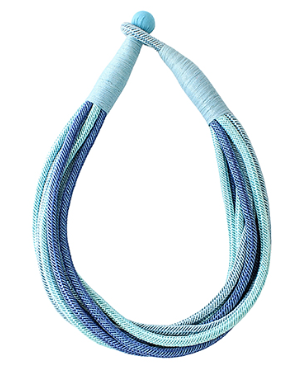 Blue Shades Rope Necklace