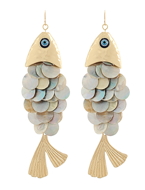 Dangle Fish Earrings