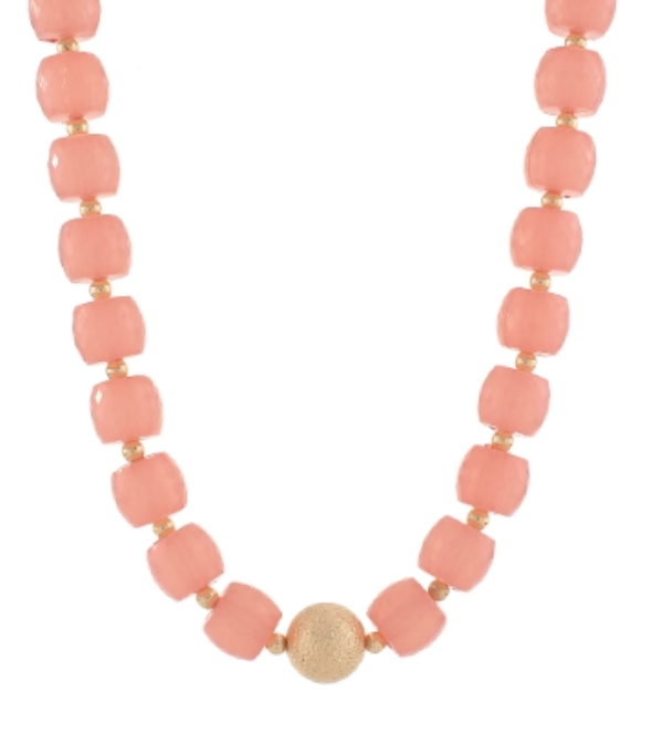 Peach Chunky Necklace