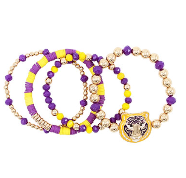 Purple+Yellow Gameday Stack
