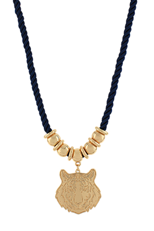 Tiger Cord Necklace