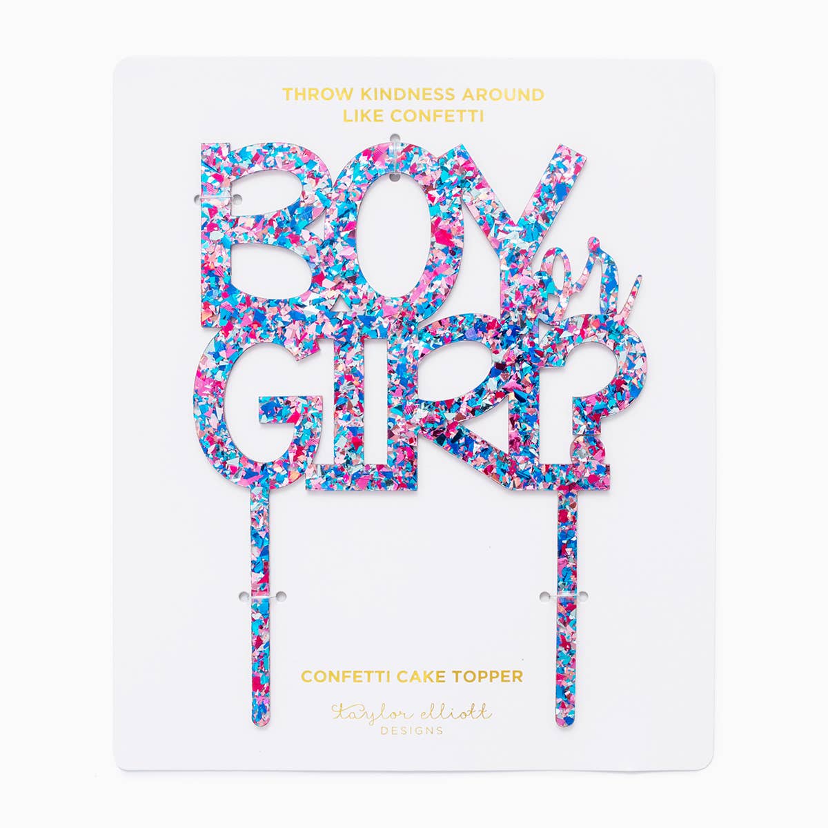 Boy or Girl? Cake Topper