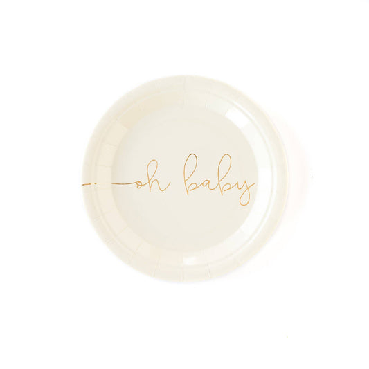 Oh Baby 7"  Plates 8ct