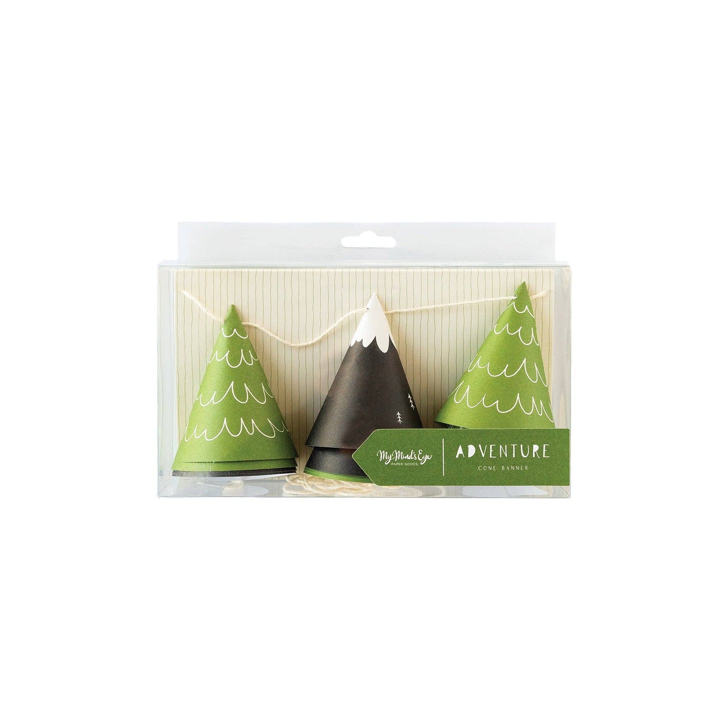 ADV805 - Adventure Mountain and Tree Cone Banner