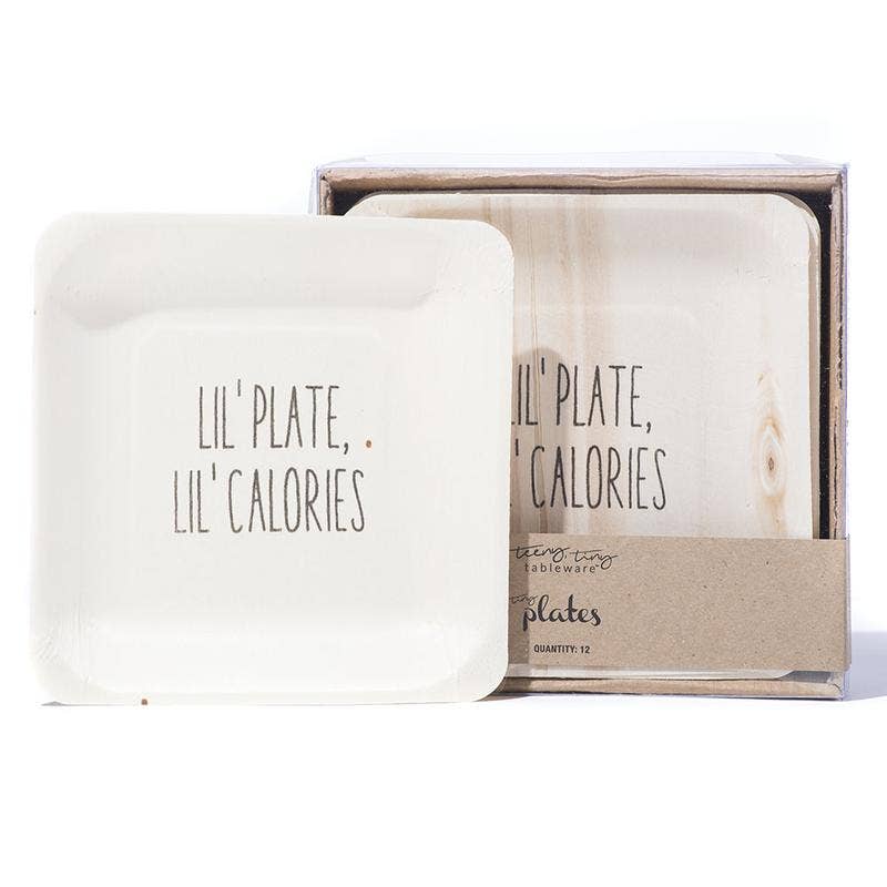 Appetizer Plates - Lil' Plate, Lil' Calories