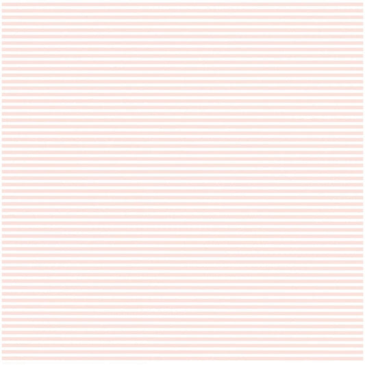 Oxford Stripe Gift Wrapping Paper in Petal Pink