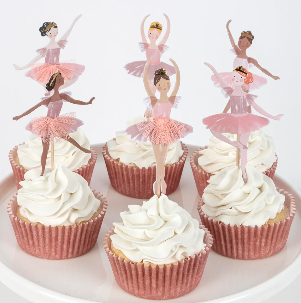 Ballerina Cupcake Toppers