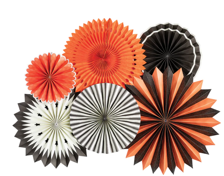 Vintage Halloween Party Fans