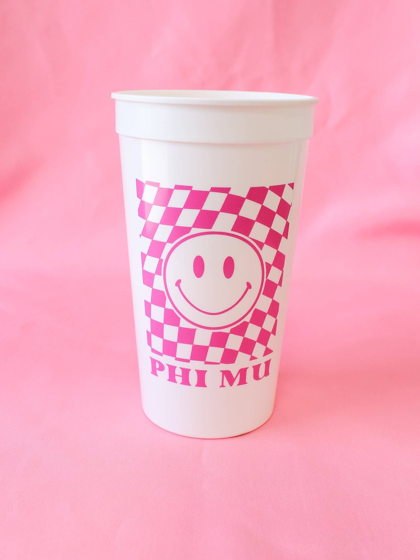 Phi Mu Smile Sorority Stadium Cup