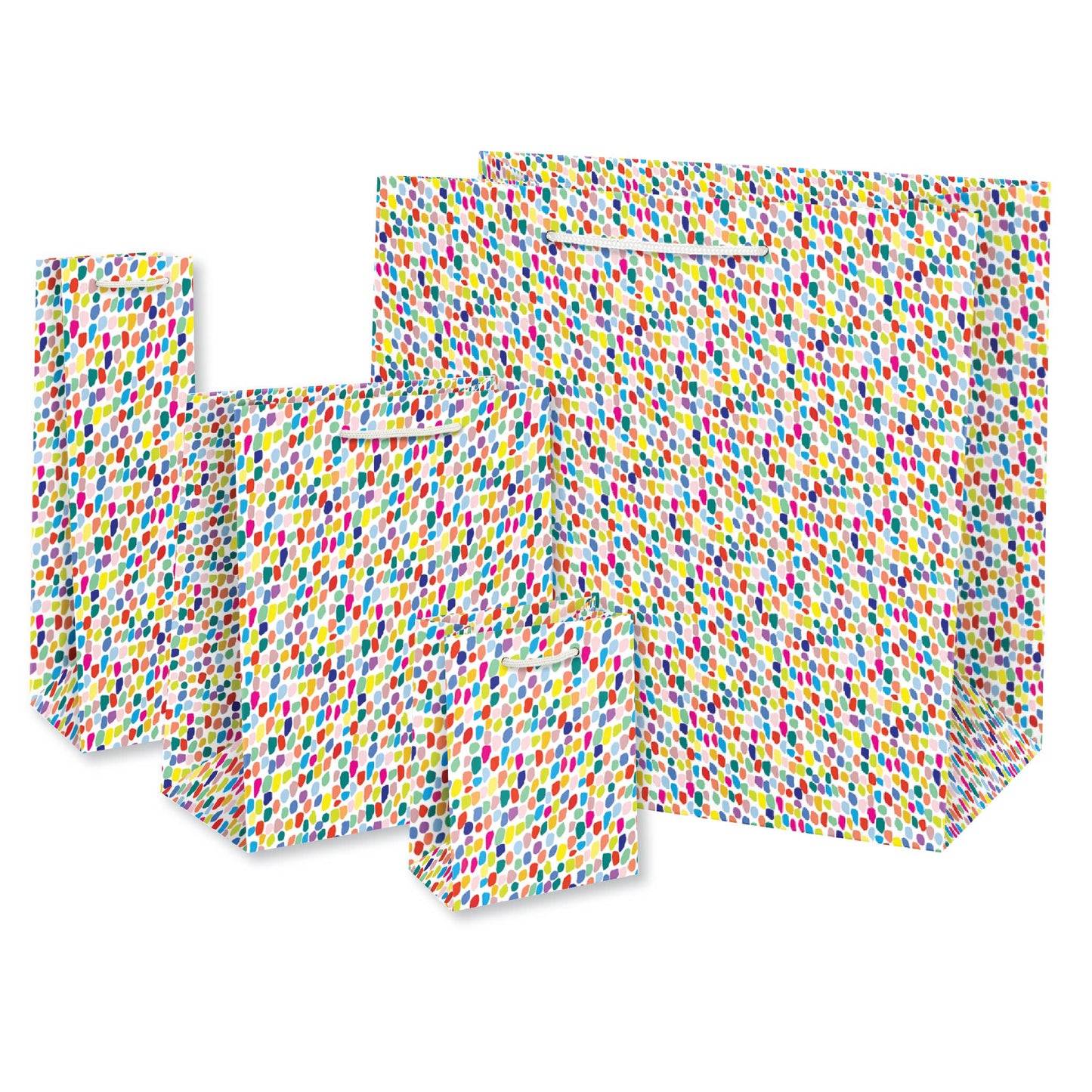 Rainbow Paint Stroke Bags