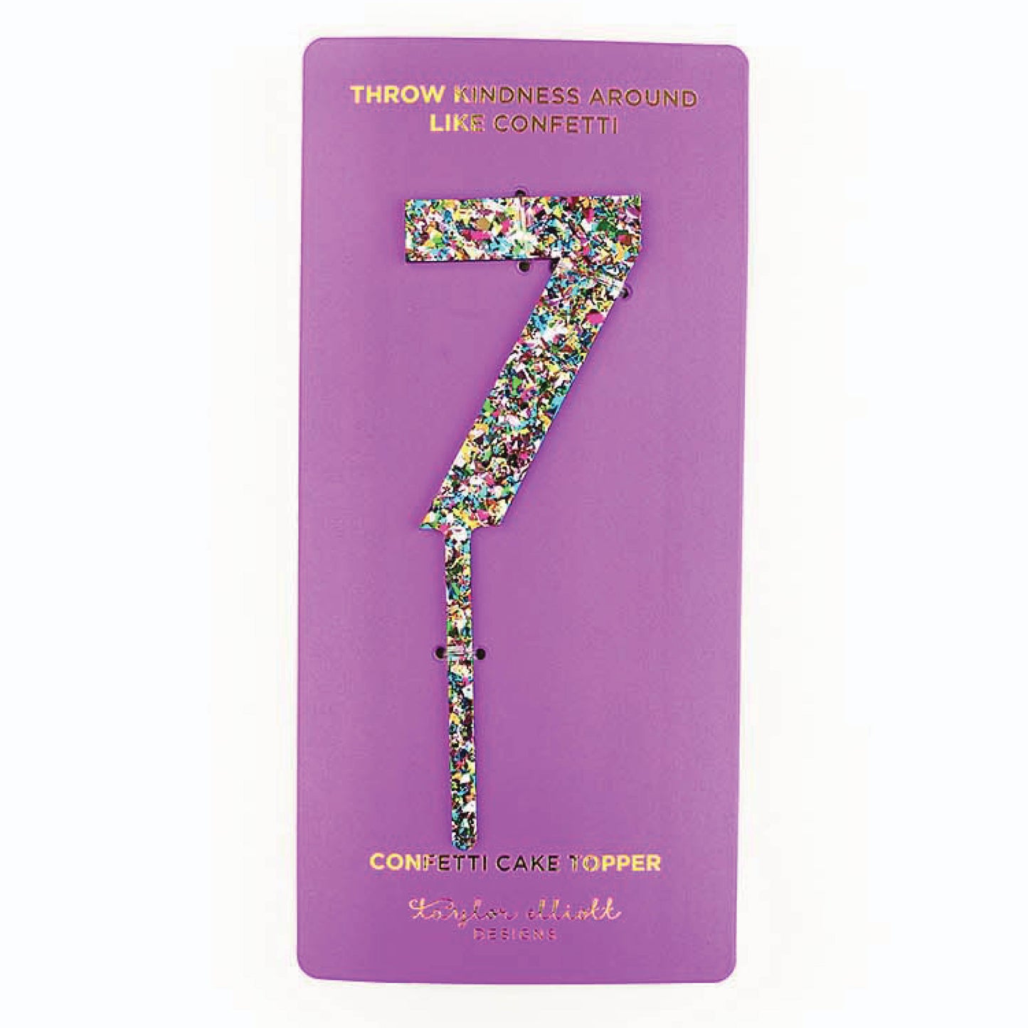 Confetti Cake Topper - 7