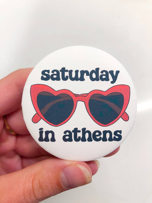 Saturday in Athens Button