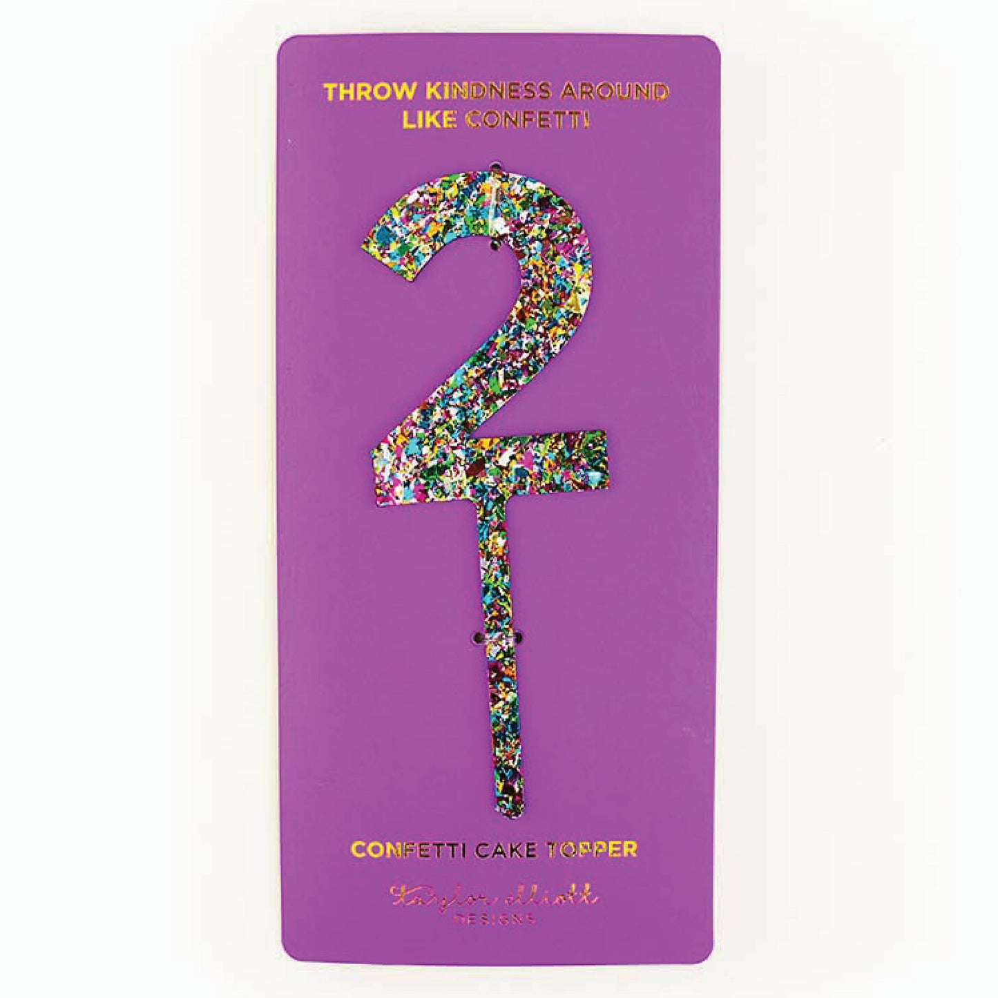 Confetti Cake Topper - 2