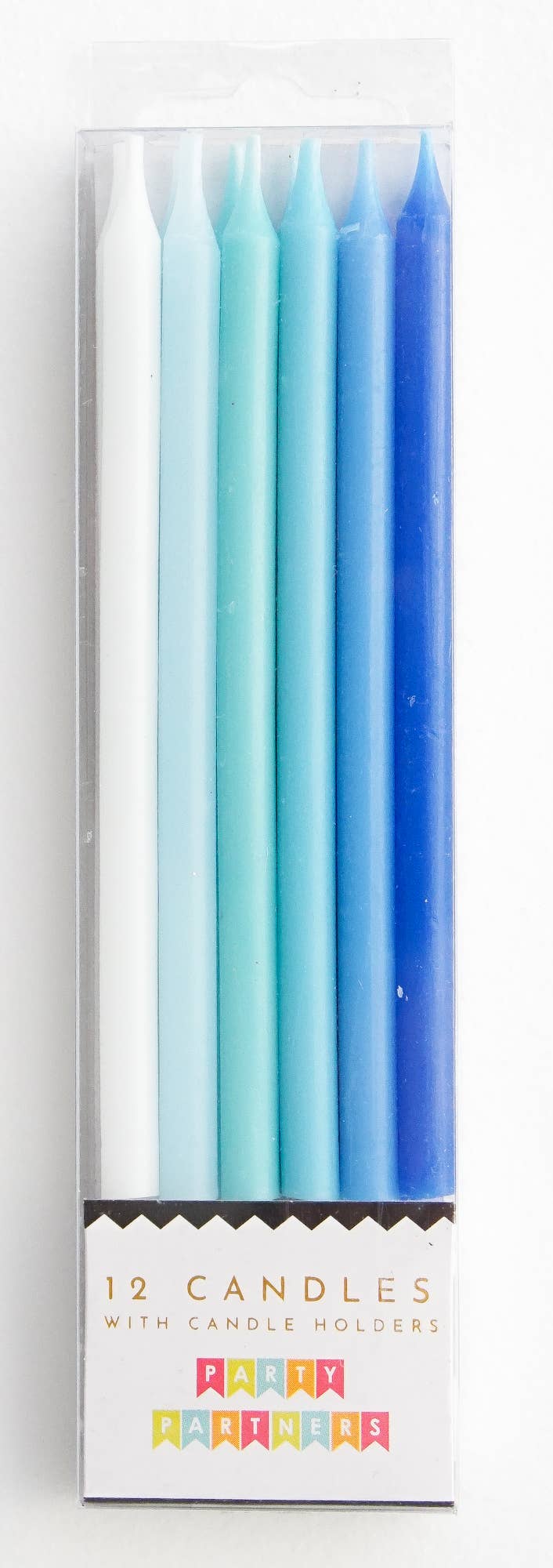Blue Gradient 12 Candle Set