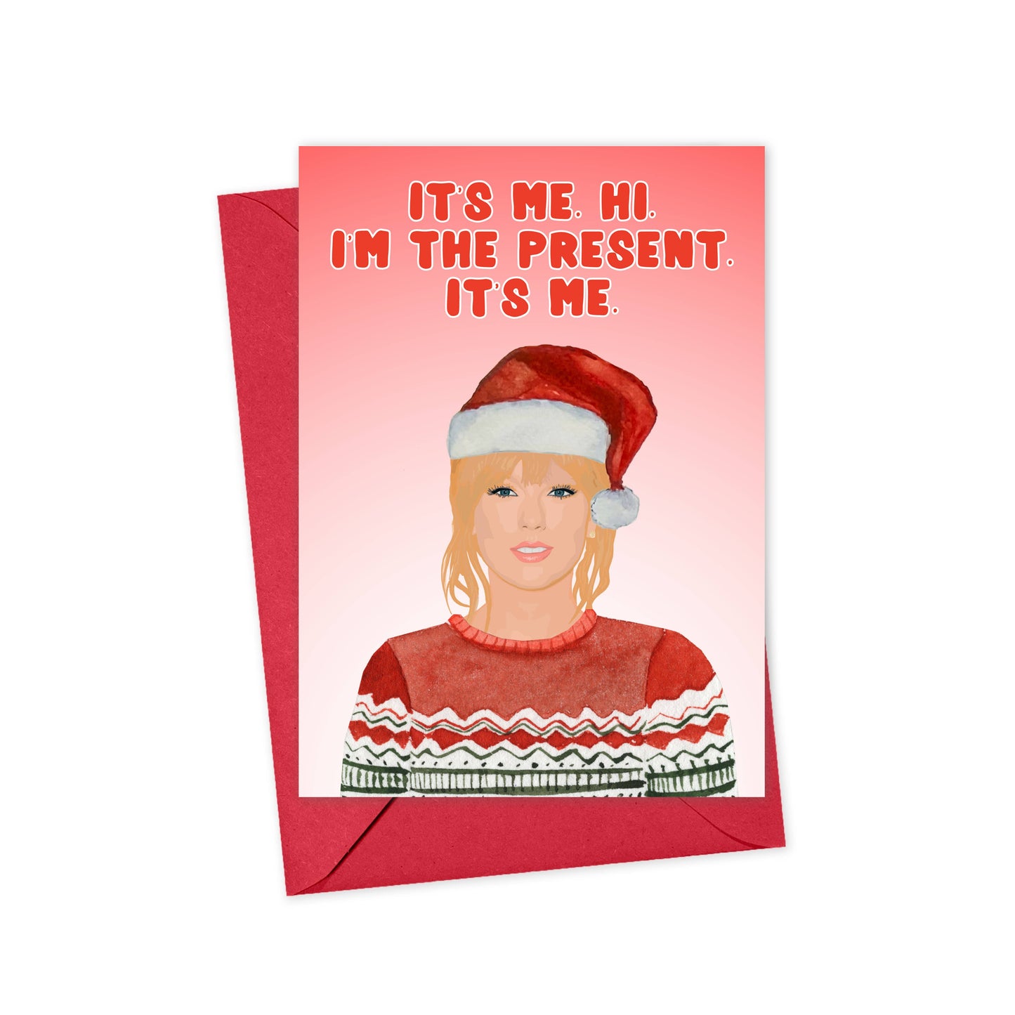 Taylor Swift Funny Christmas Card Pop Culture Holiday Cards