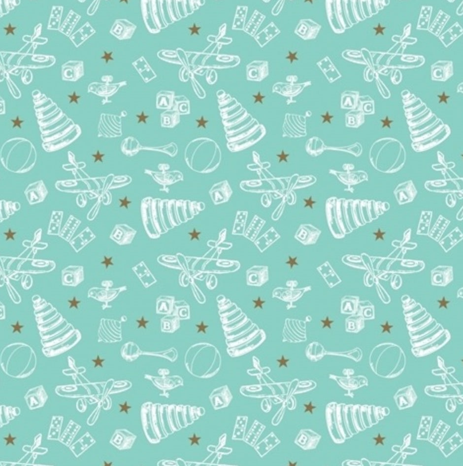 Toy Mint Wrapping Paper