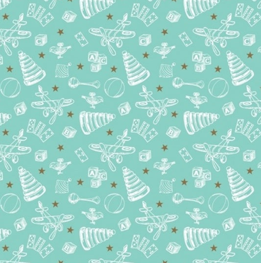 Toy Mint Wrapping Paper