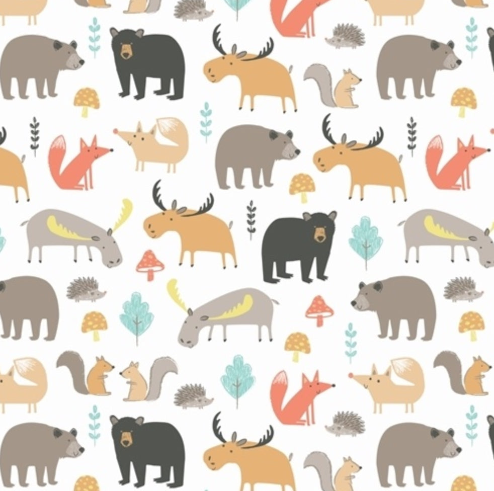 Wooded Animal Wrapping Paper
