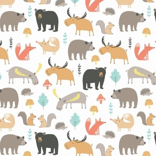 Wooded Animal Wrapping Paper
