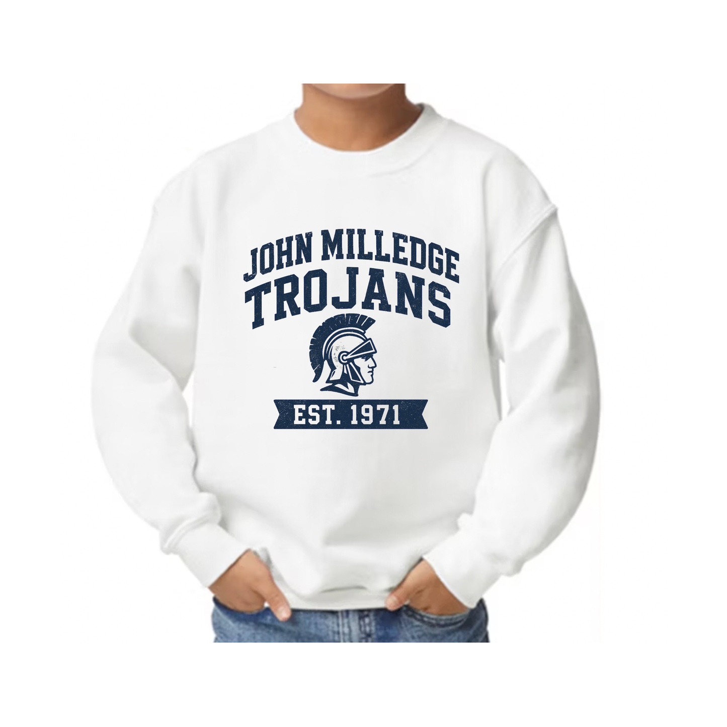 Trojans Est 1971 Crewneck