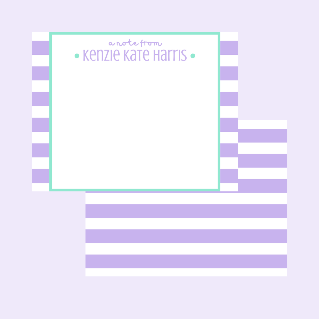 Stripe Notecards