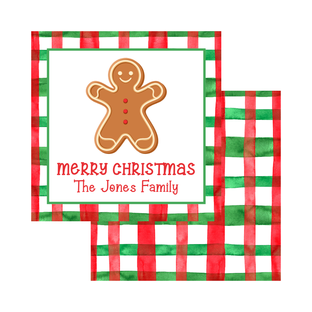 Gingerbread Christmas Tags